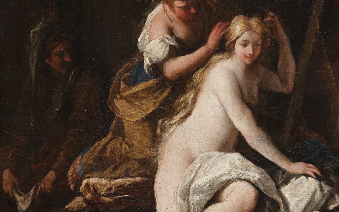 Bathsheba bathingSEBASTIANO RICCI