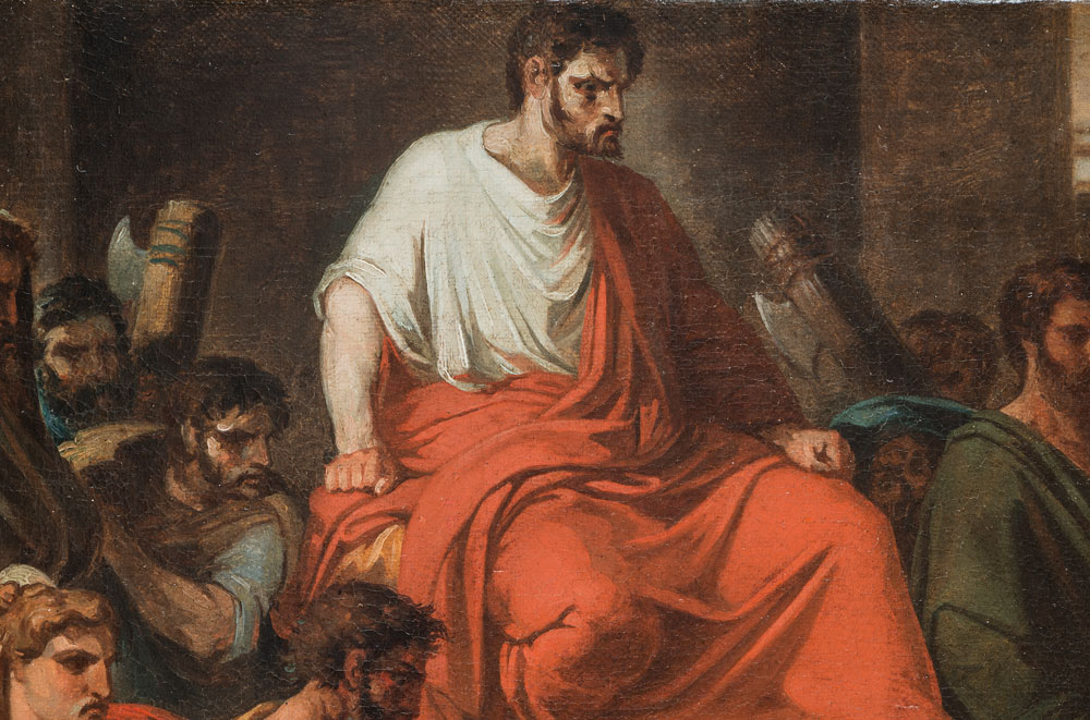 Appius Claudius with the lictorsVINCENZO CAMUCCINI