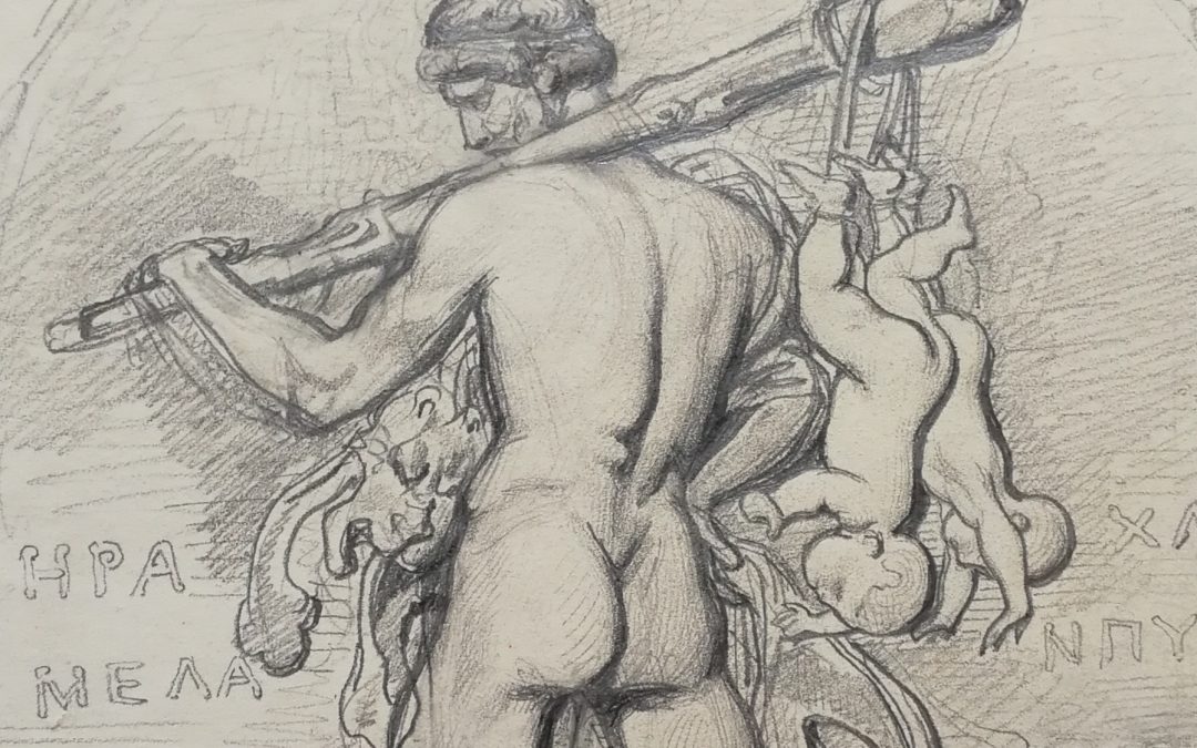Heracles Melampygos Achille Devéria