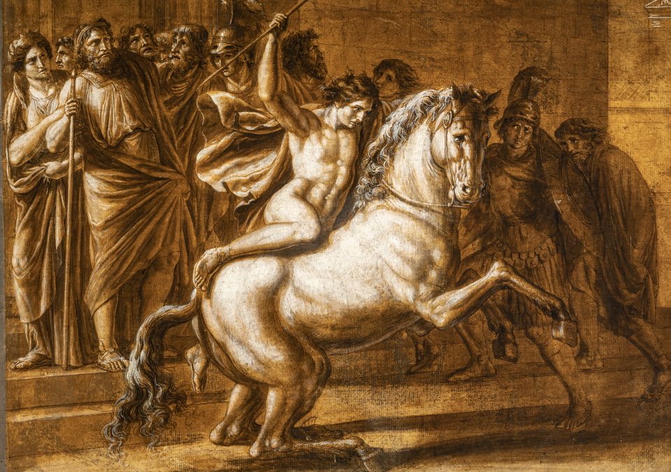 Alexander the Great tames BucephalusLUIGI ADEMOLLO