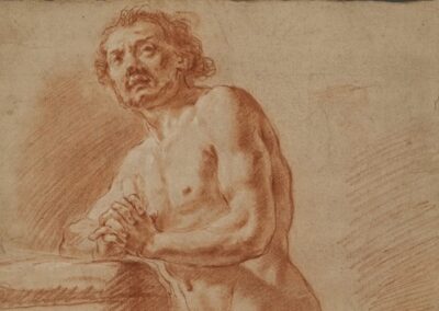 Male nude studyUBALDO GANDOLFI